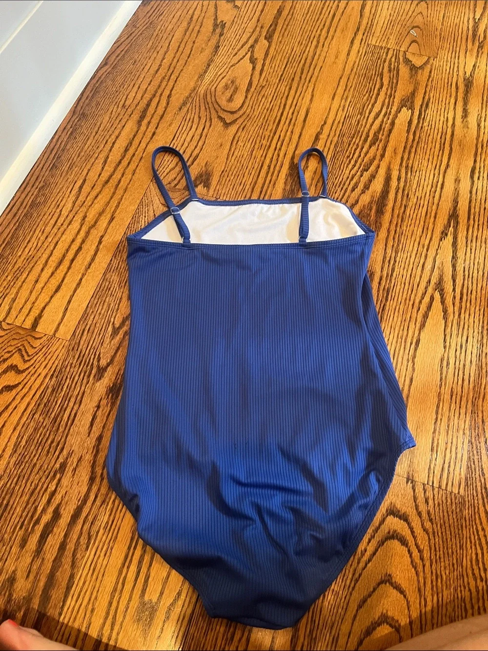Old Navy Girls' Royal Blue Ribbed One-Piece Swimsuit